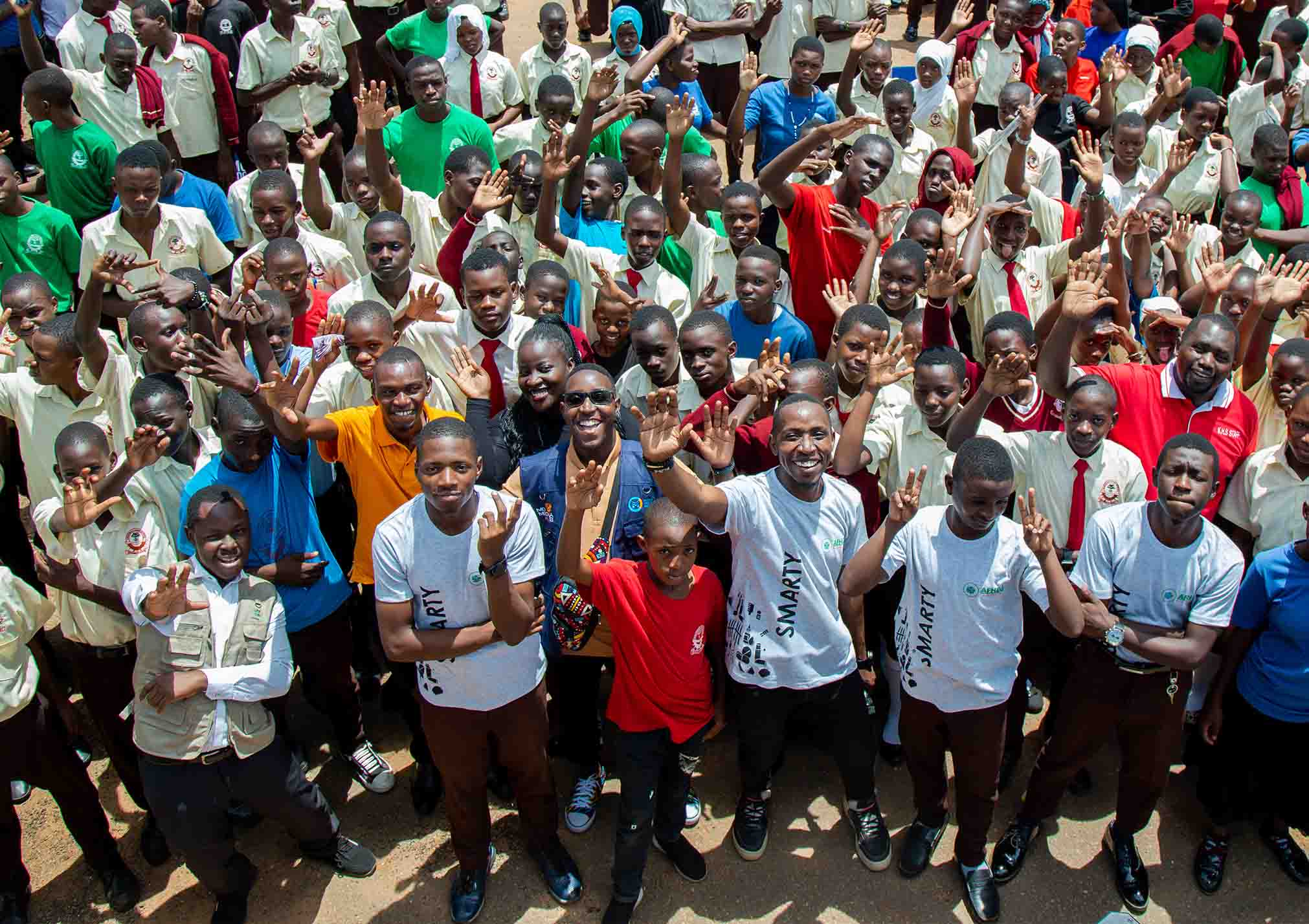 Learners in classroom